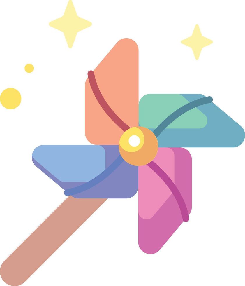 pinwheel illustration design vector