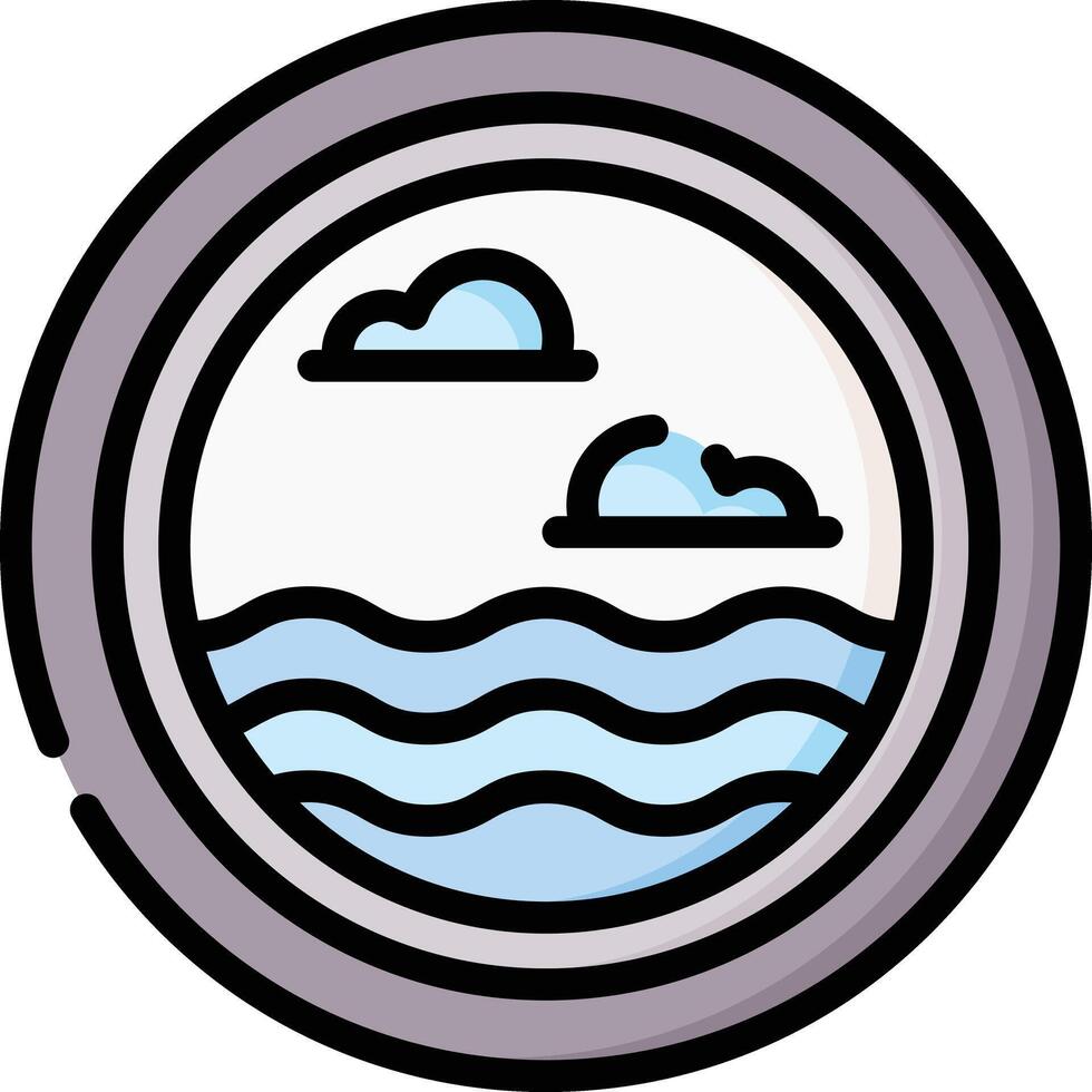 porthole illustration design vector