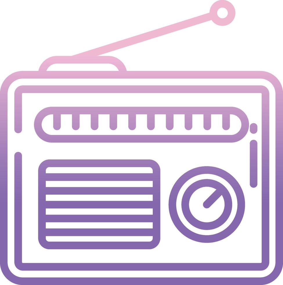 radio illustration design vector