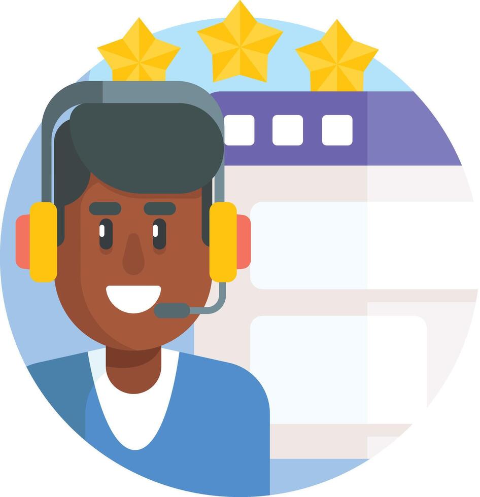 review illustration design vector