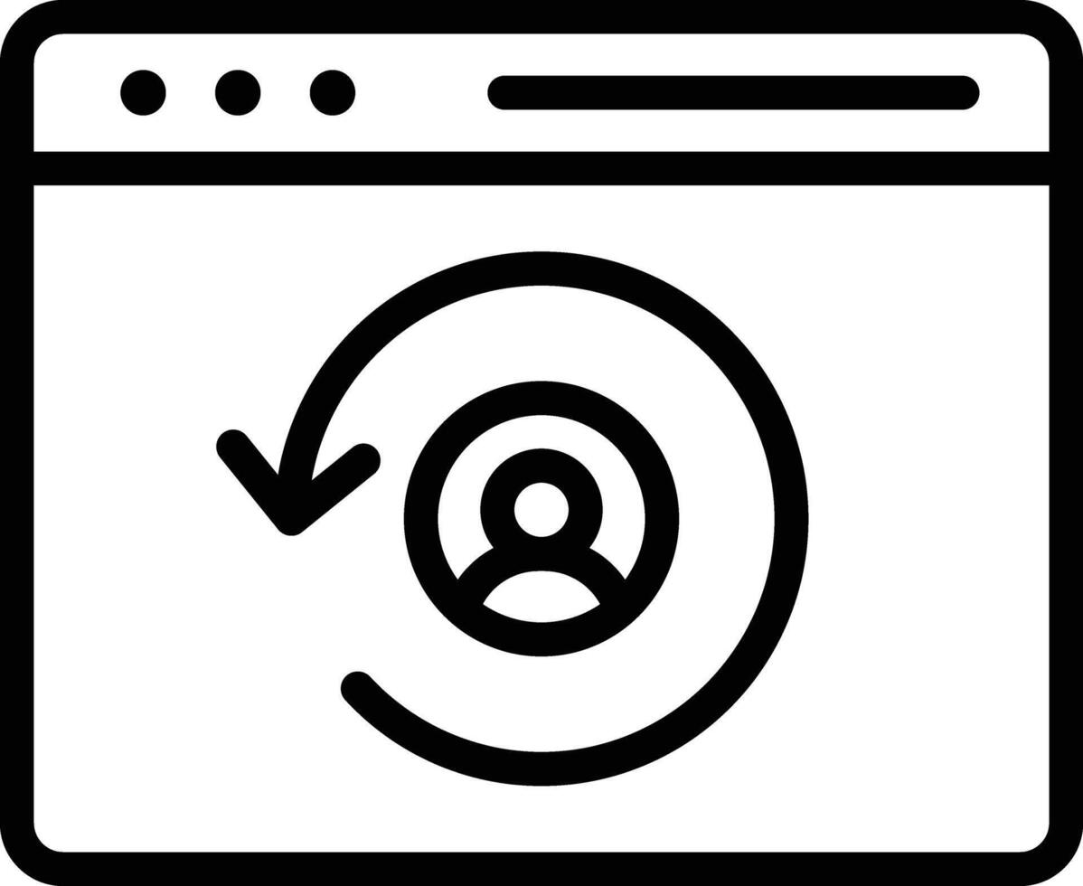 returning visitor illustration design vector