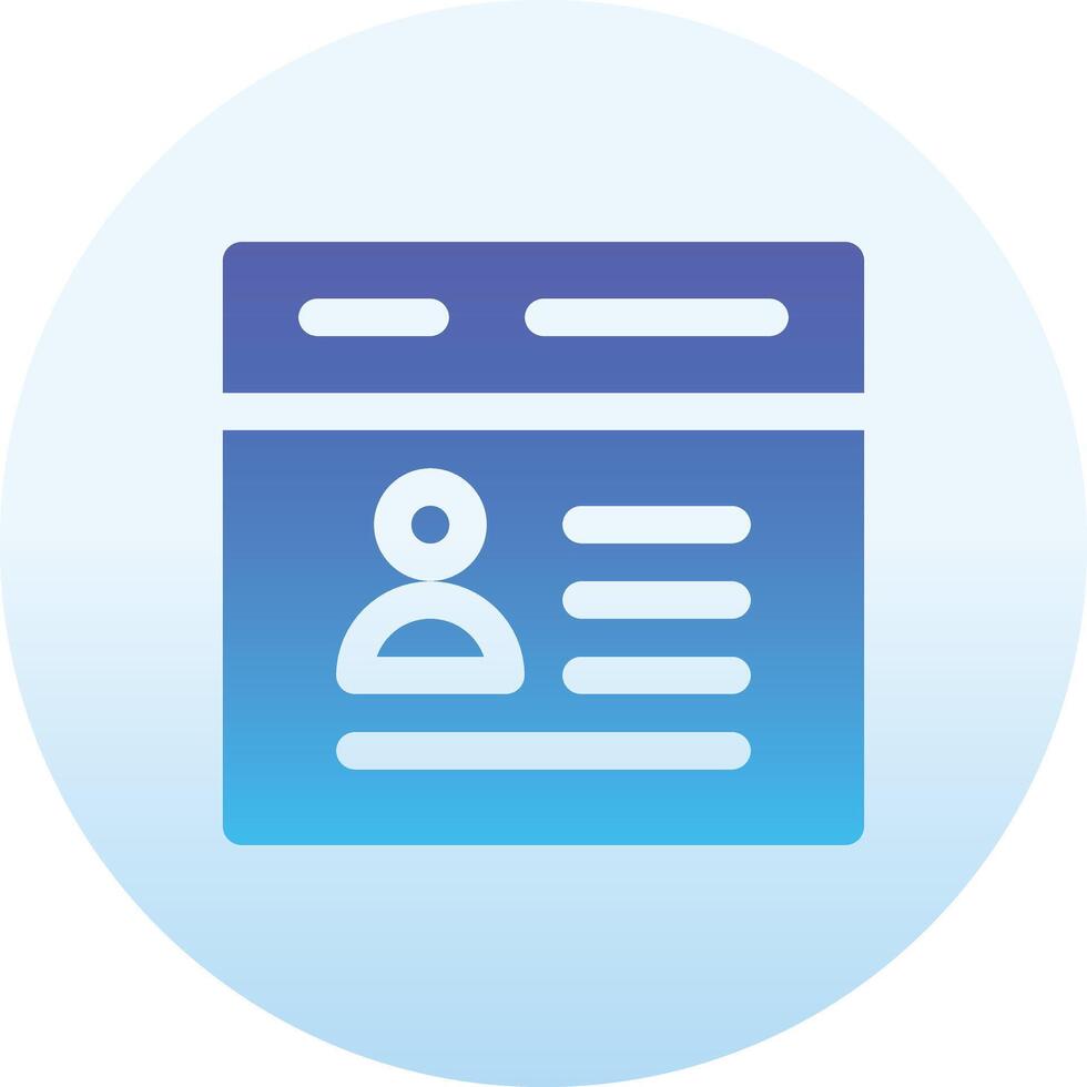 profile illustration design vector