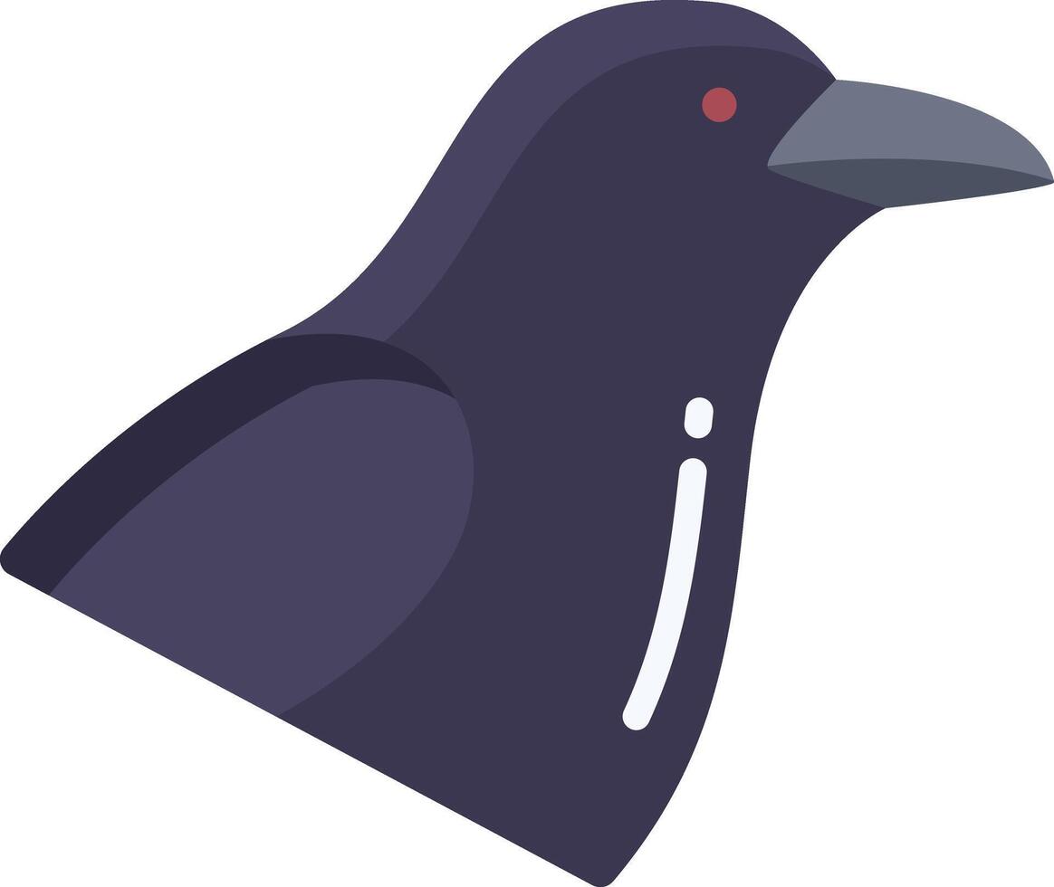 raven illustration design vector