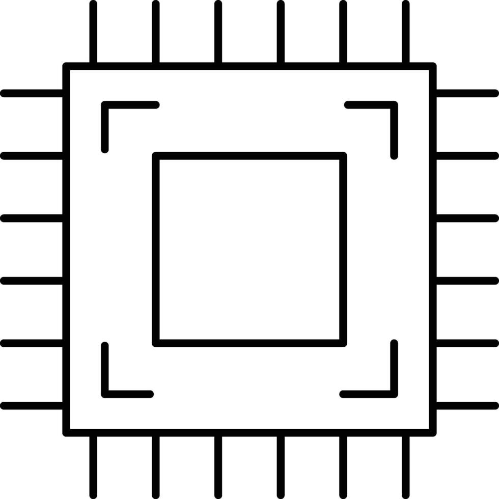 processor illustration design vector