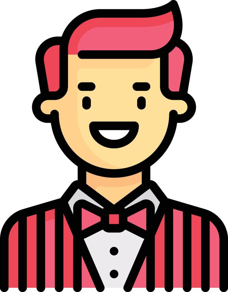 showman illustration design vector