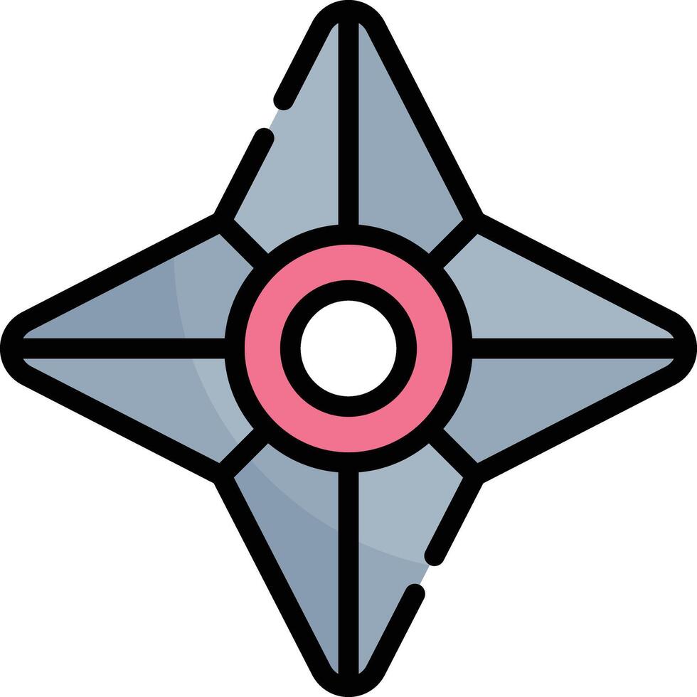 shuriken illustration design vector