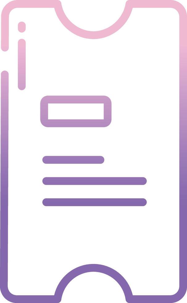 ticket illustration design vector