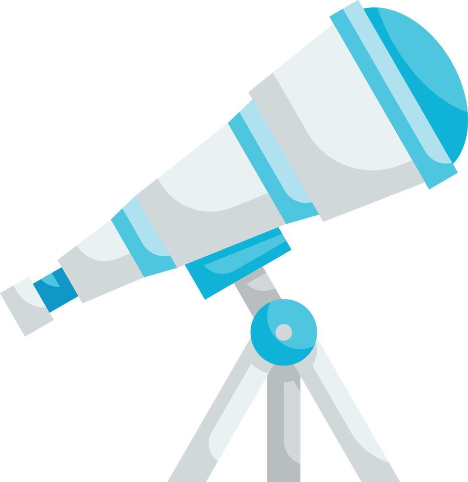 telescope illustration design vector