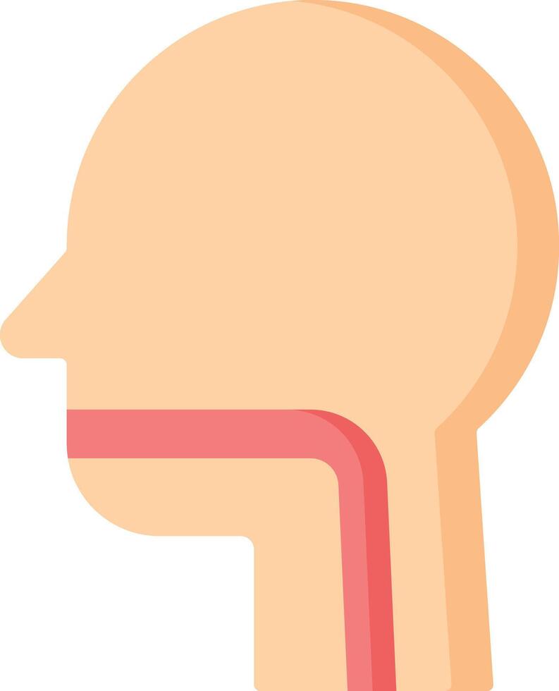 throat illustration design vector