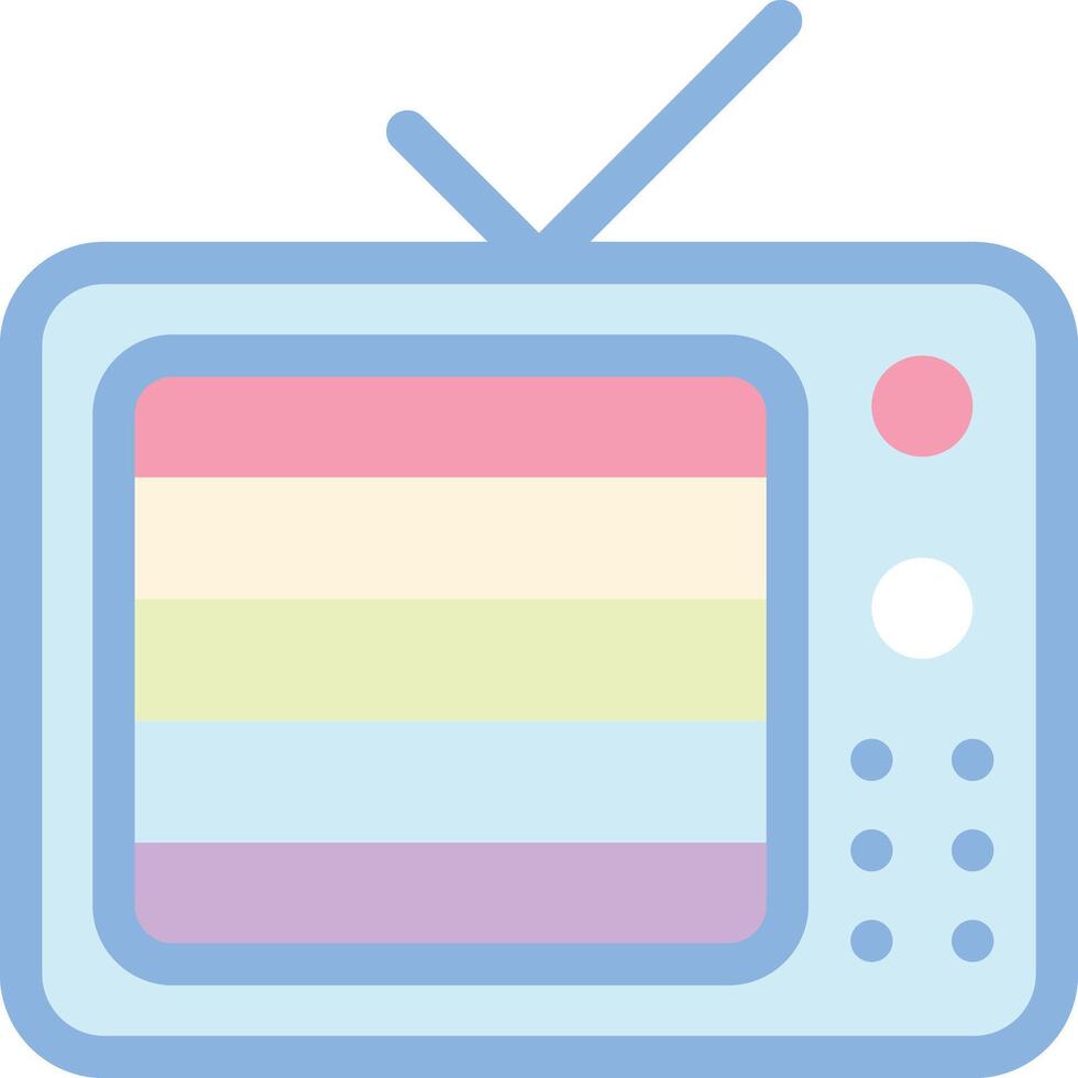 tv illustration design vector