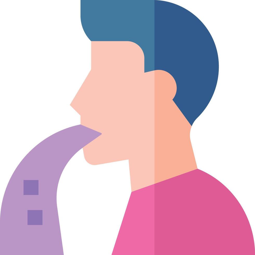 vomiting illustration design vector