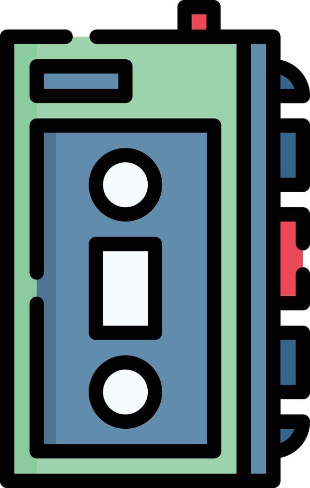 walkman illustration design vector