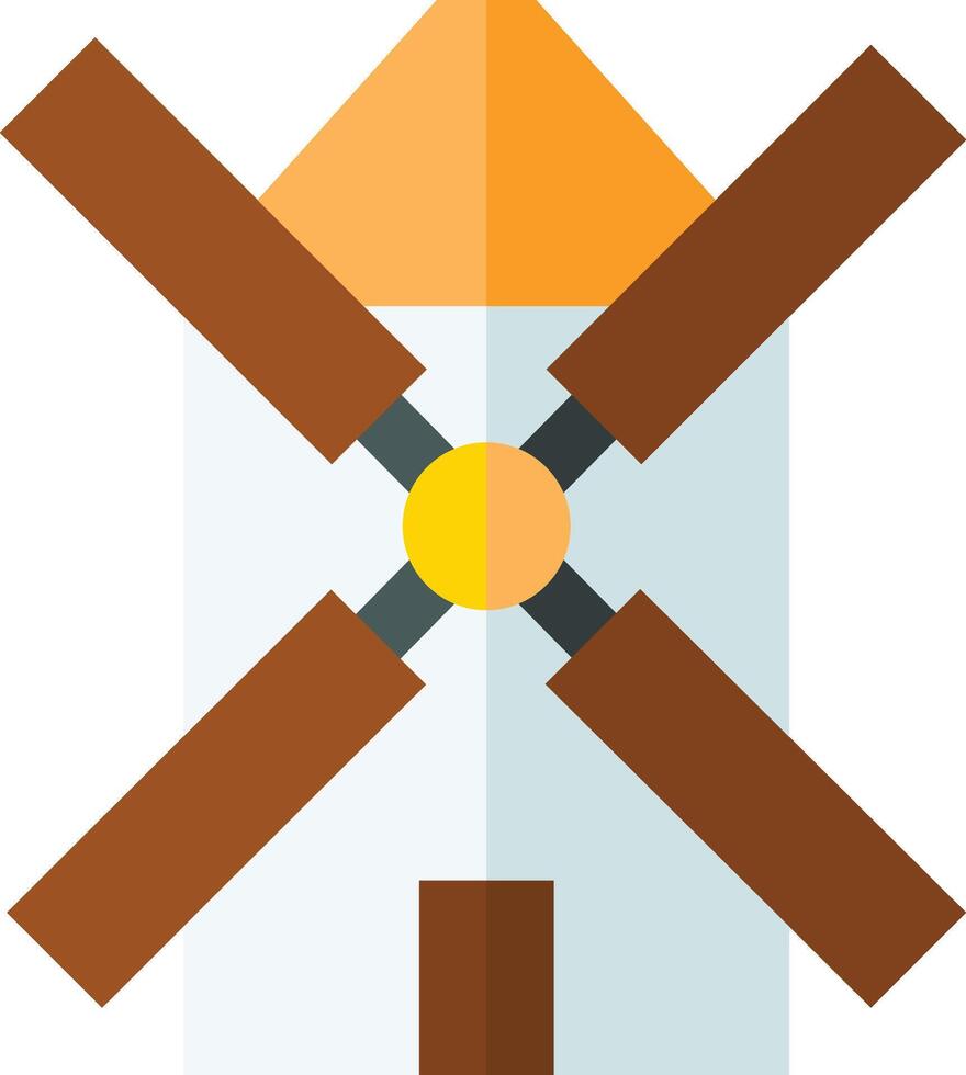 windmill illustration design vector