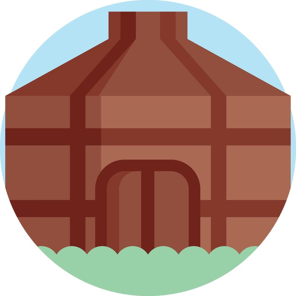 yurt illustration design vector