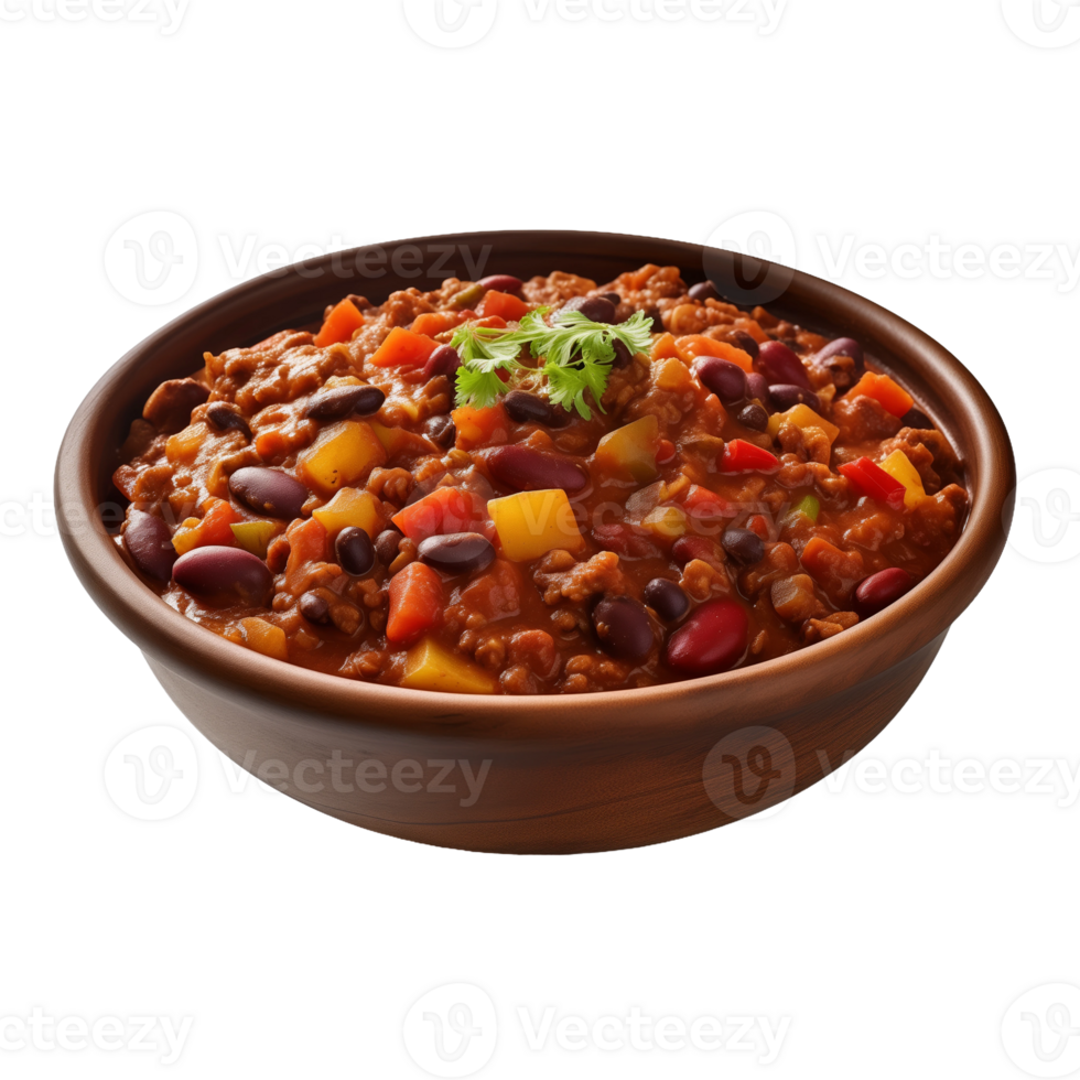 Chili, a hearty and flavorful dish png
