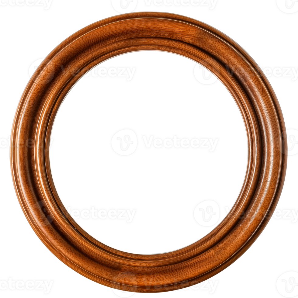 rond en bois Cadre png