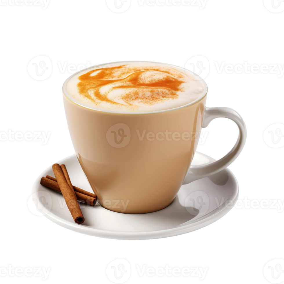 Cinnamon Coffee with a Creamy Foam png