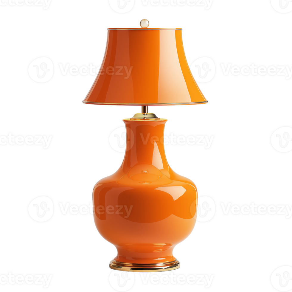 Orange Table Lamp png
