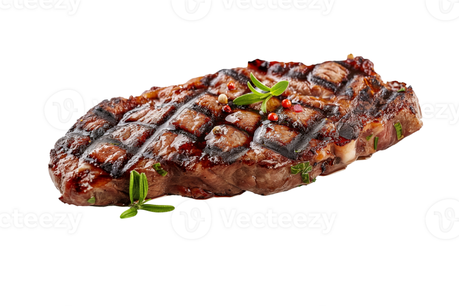 Grilled Steak with Herbs and Spices png