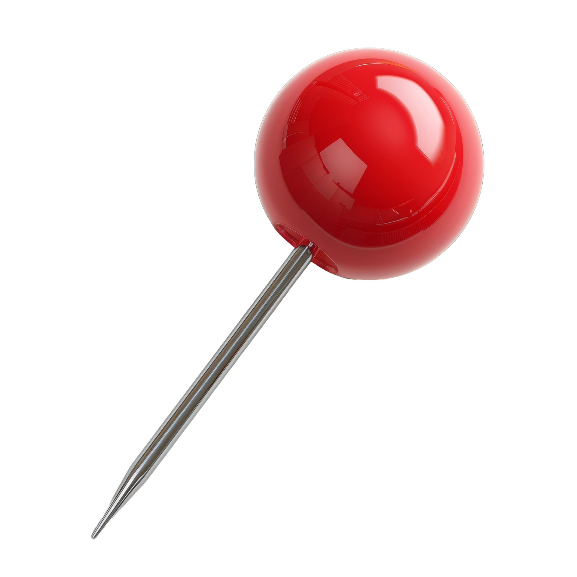 Red Push Pin Isolated on Transparent Background 47591697 PNG