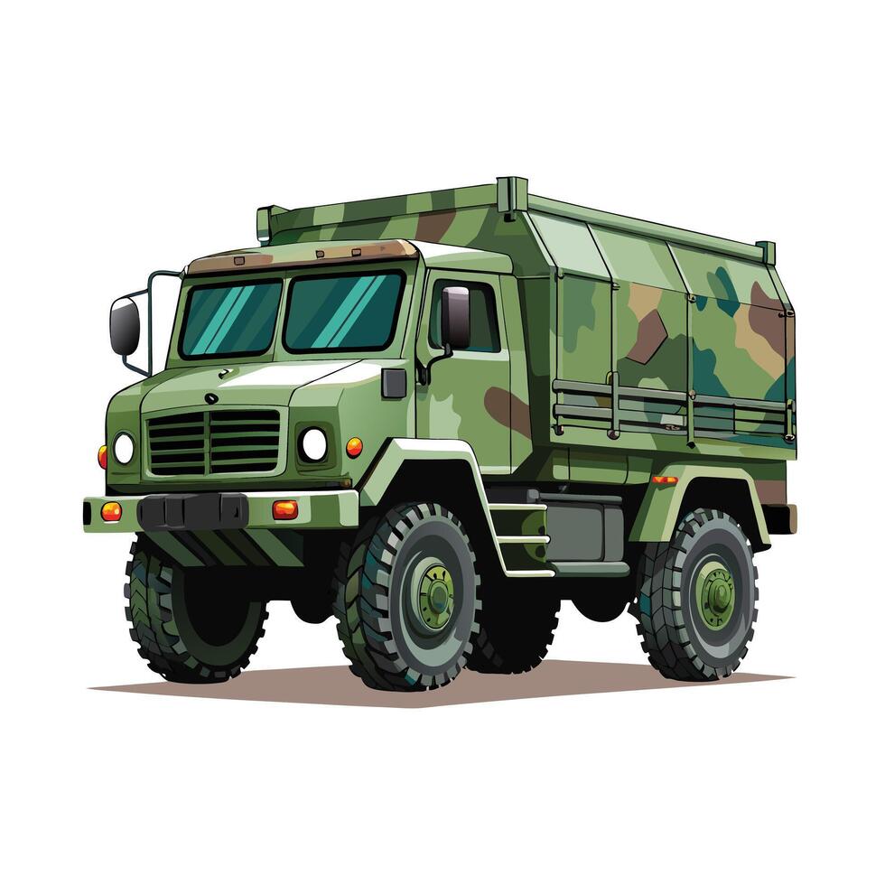 Realistic Truck Illustration vector