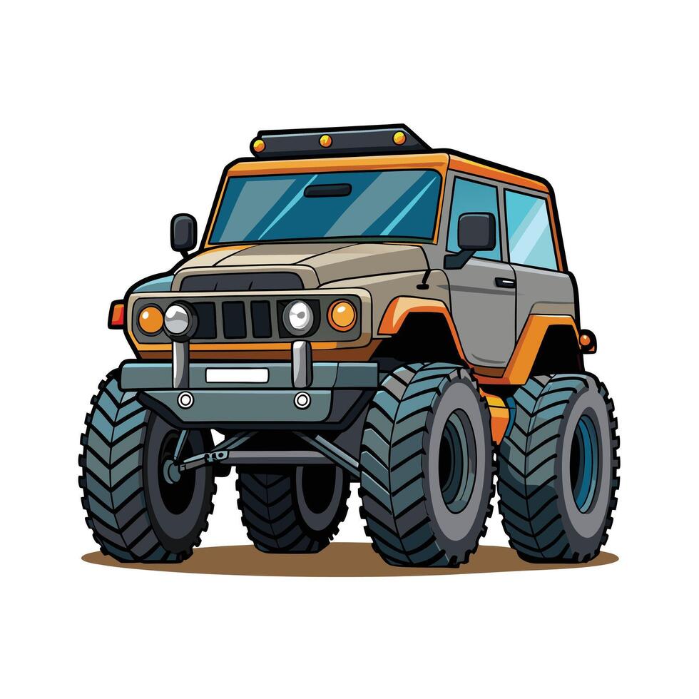 Realistic Truck Illustration vector