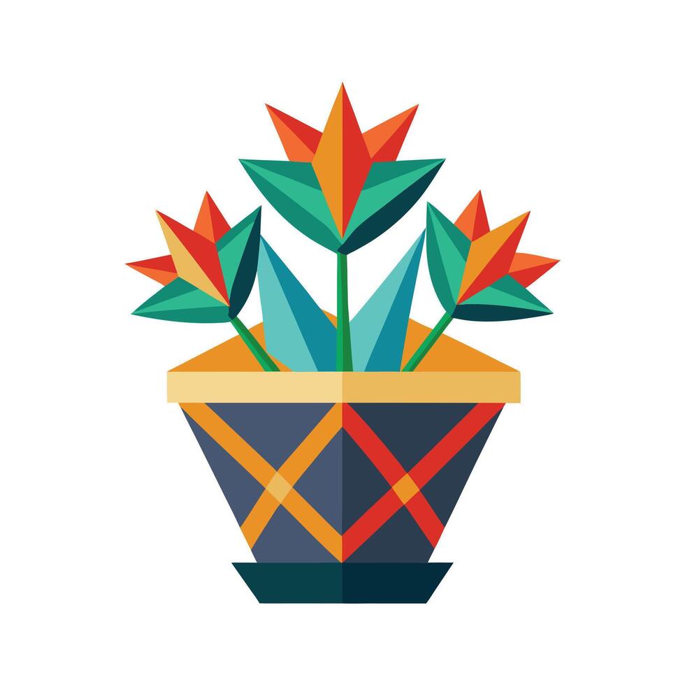 Flowerpot Houseplant Illustration vector