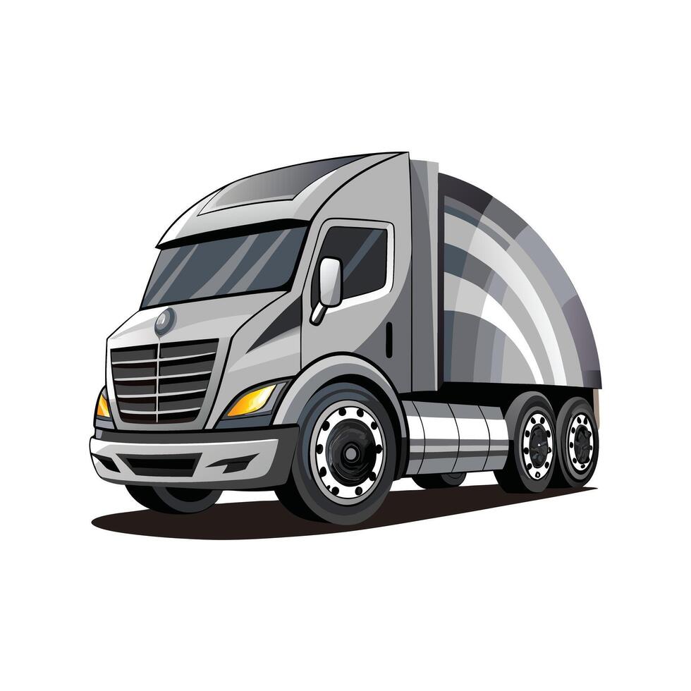 Realistic Truck Illustration vector