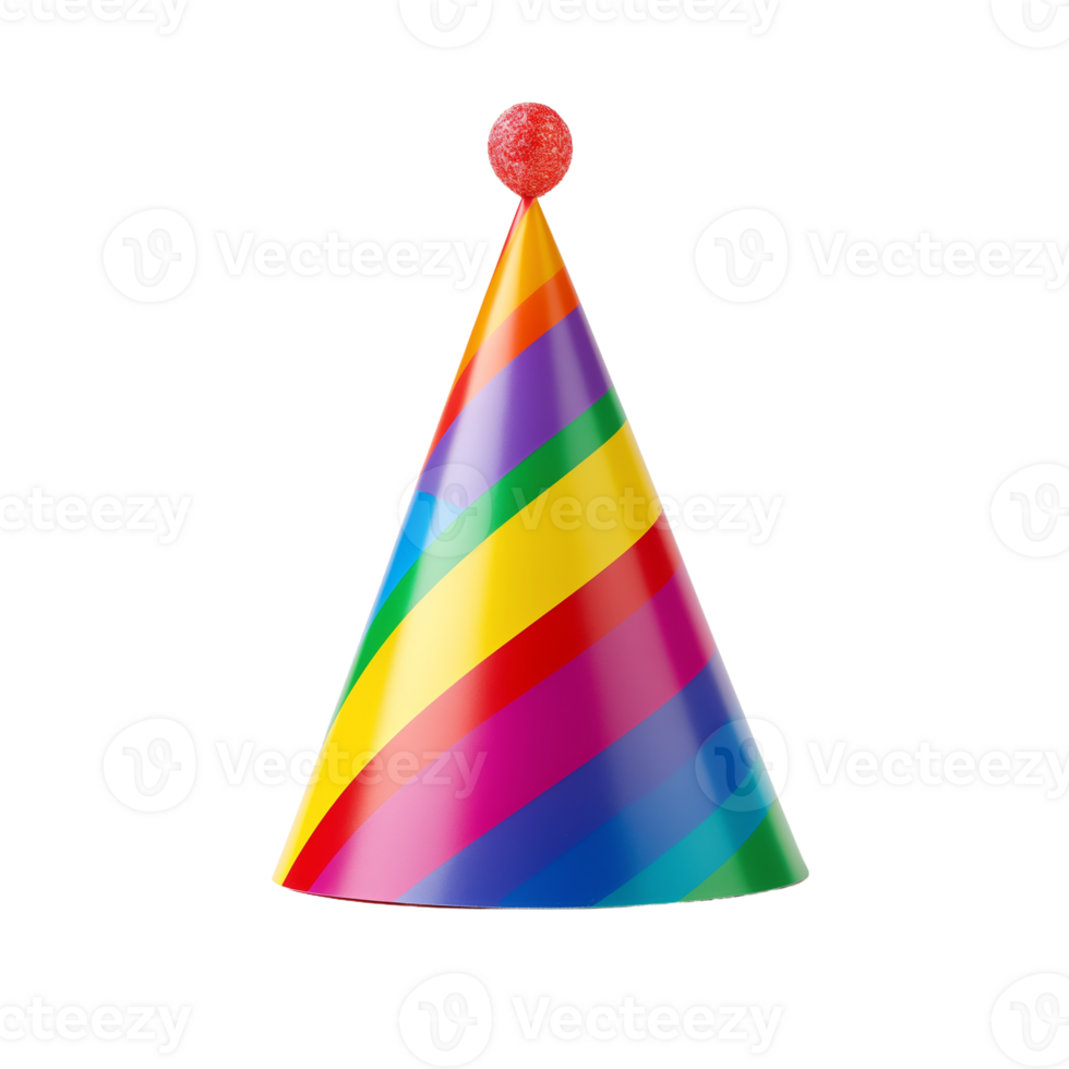 Colorful Party Hat png