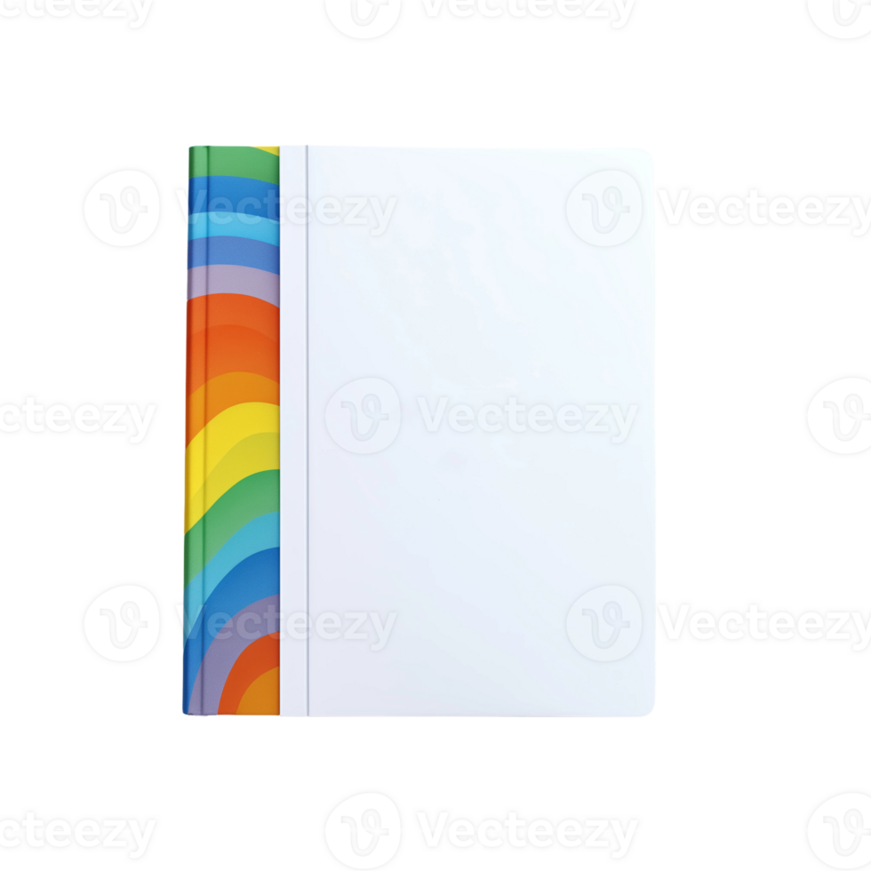 Rainbow Notebook transparent background png