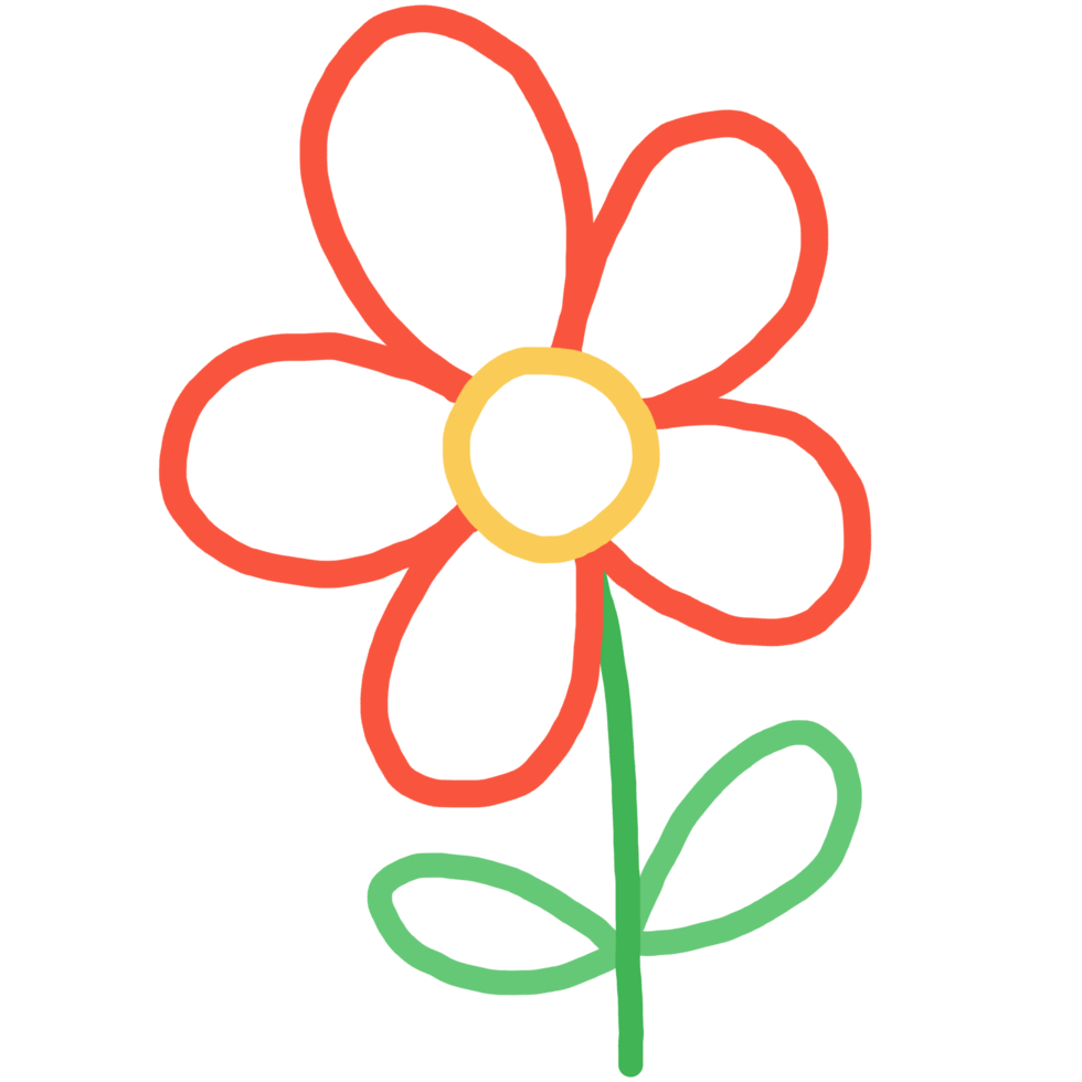 cute flower cartoon png
