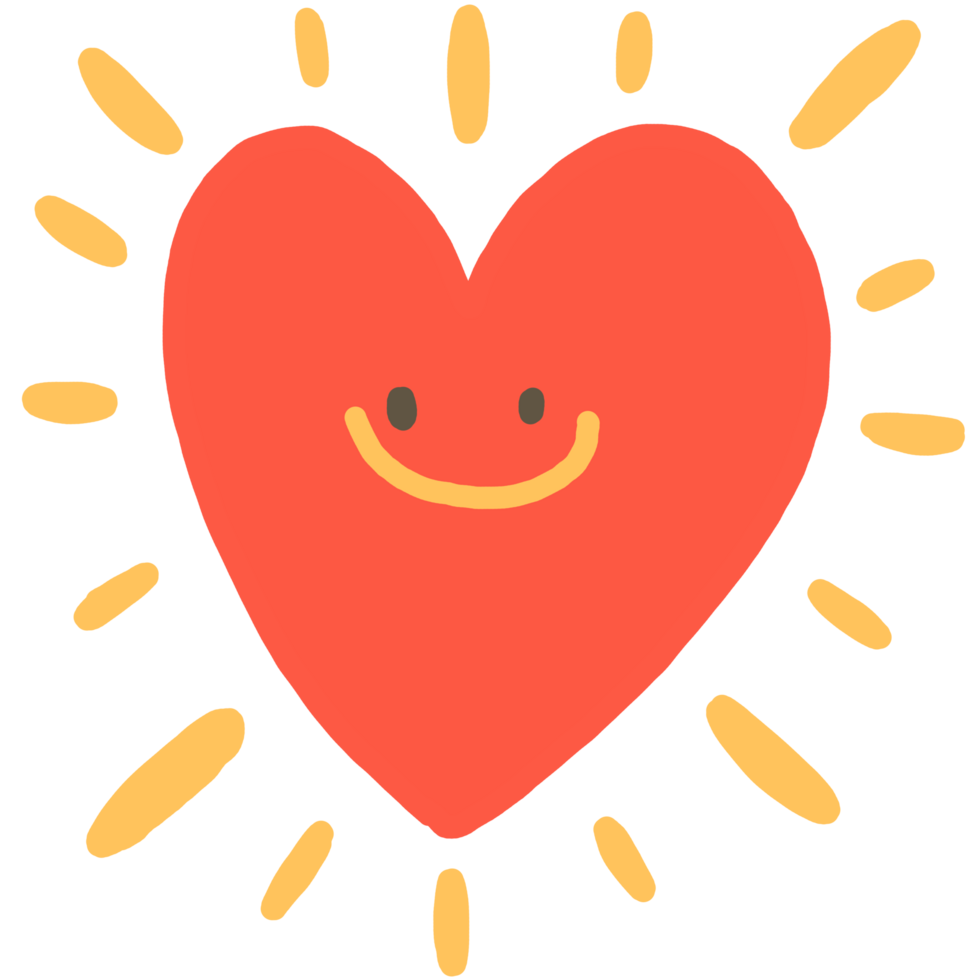 heart with a smile png