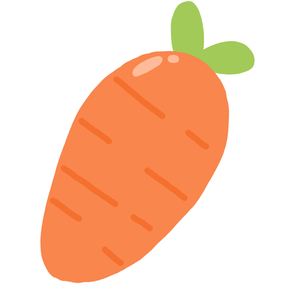 cute carrot cartoon png
