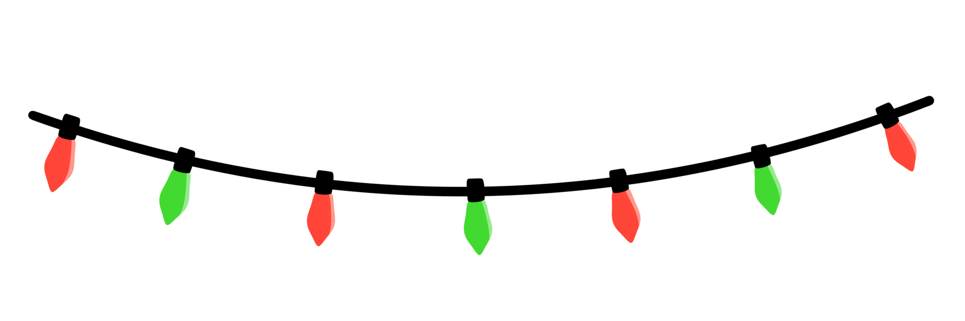 red and green lights party png