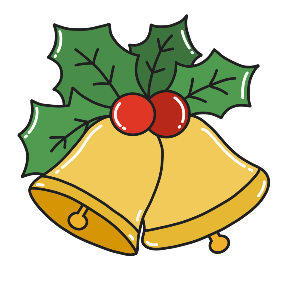 christmas bell cartoon png