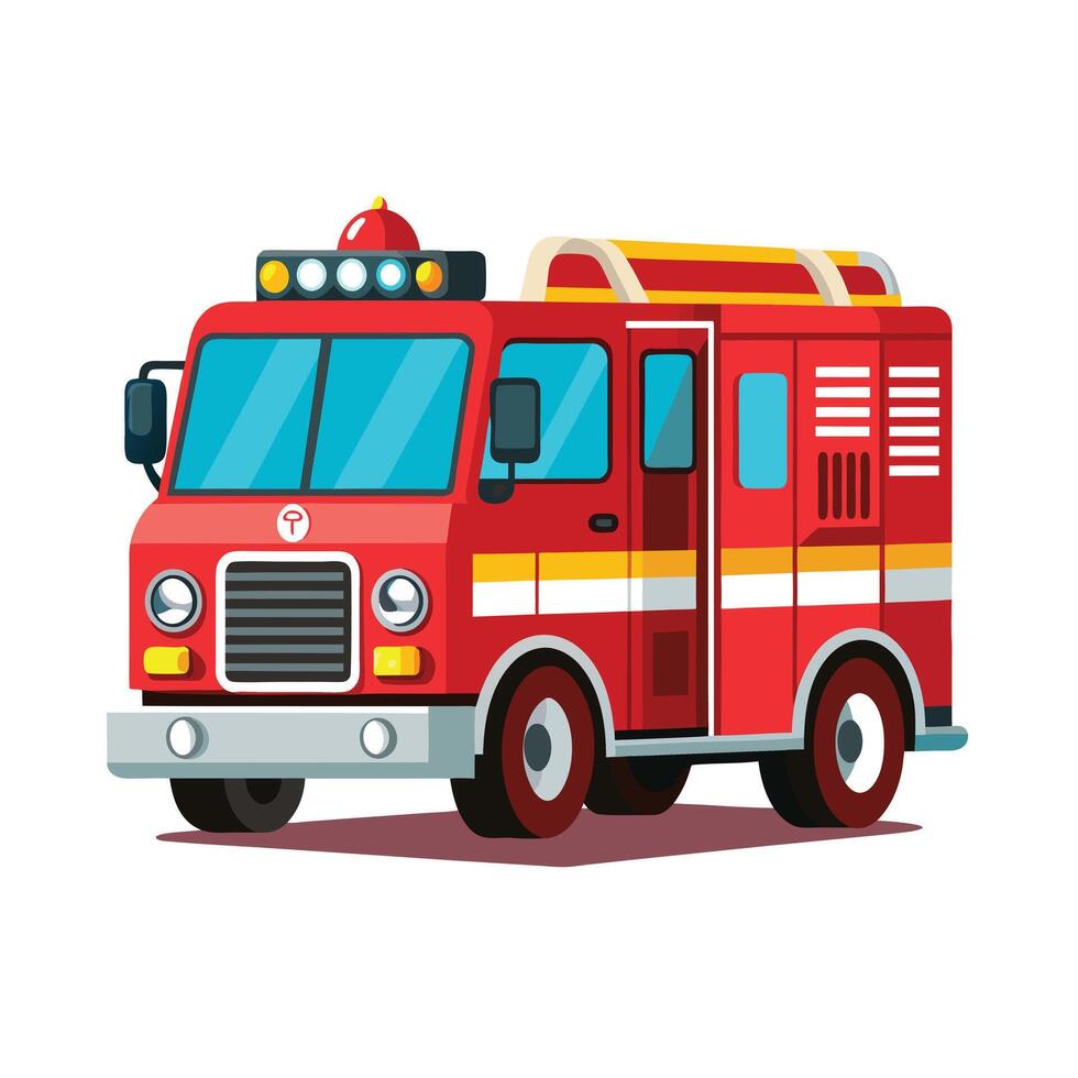 Realistic Truck Illustration vector