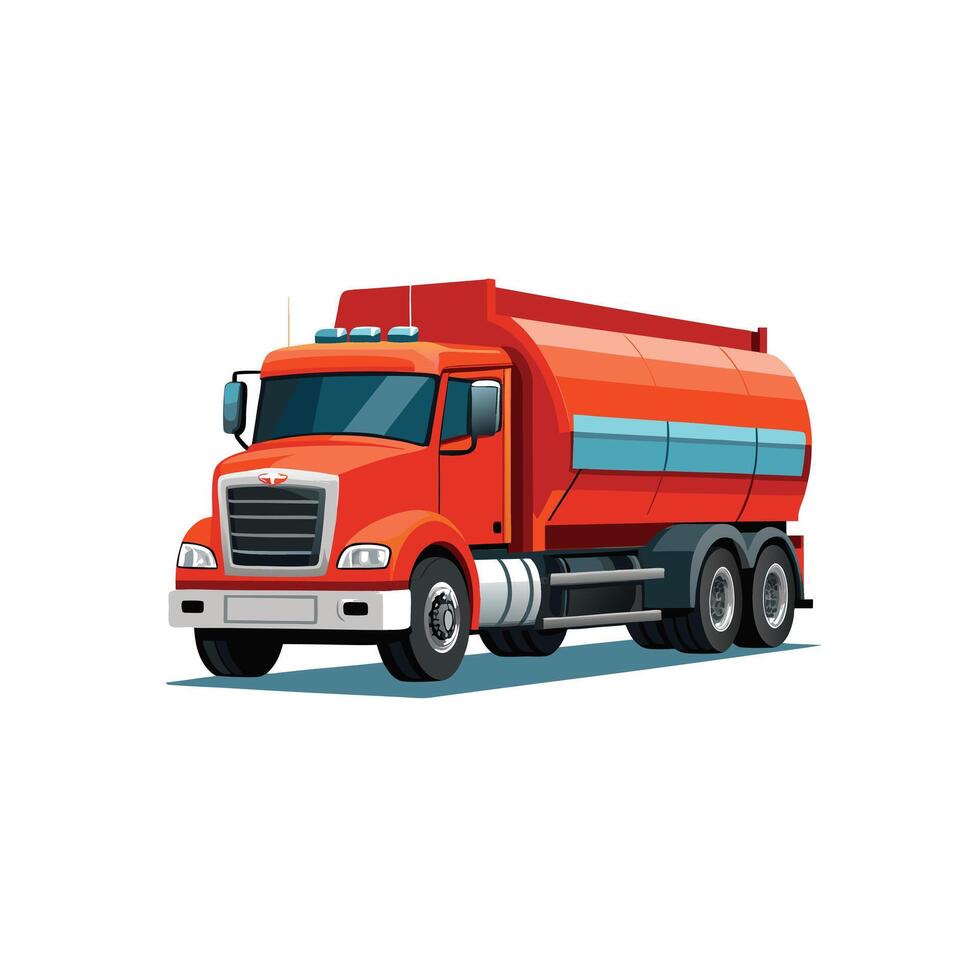 Realistic Truck Illustration vector