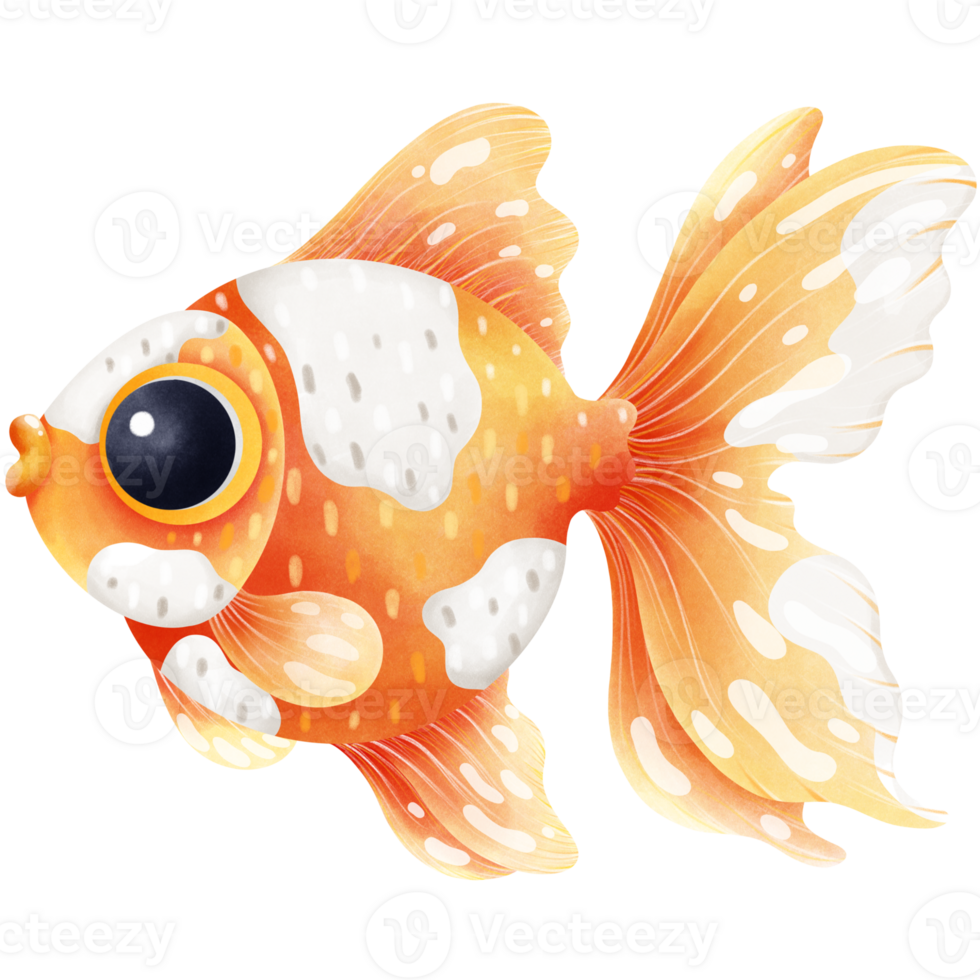 Goldfish Crystal water png