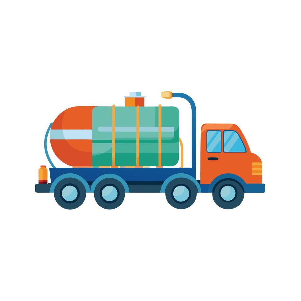 Realistic Truck Illustration vector
