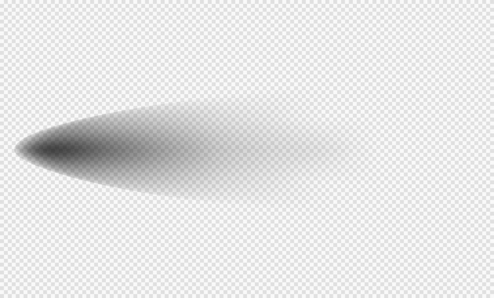 Realistic shadow with soft edges. shadow effect. Transparent oval shadow. vector