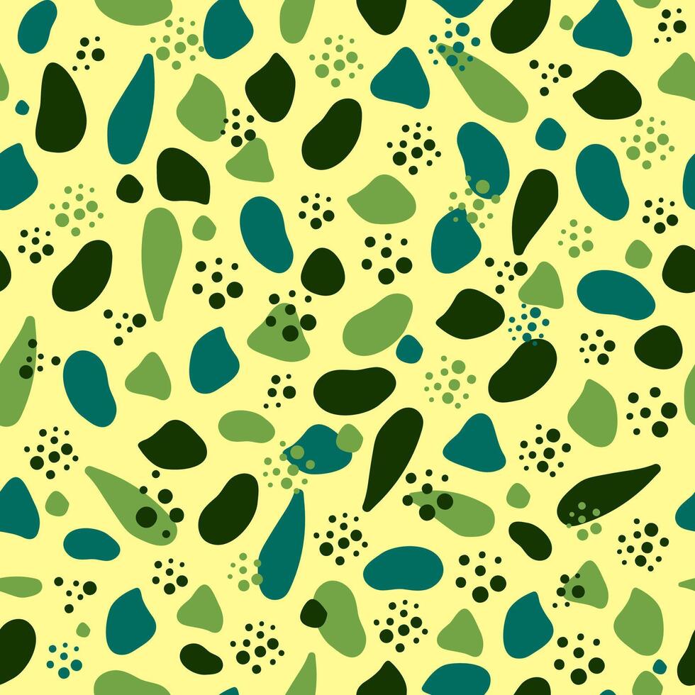 Abstract geometric pattern. Shapes, spots, blots. Seamless color background, texture. vector