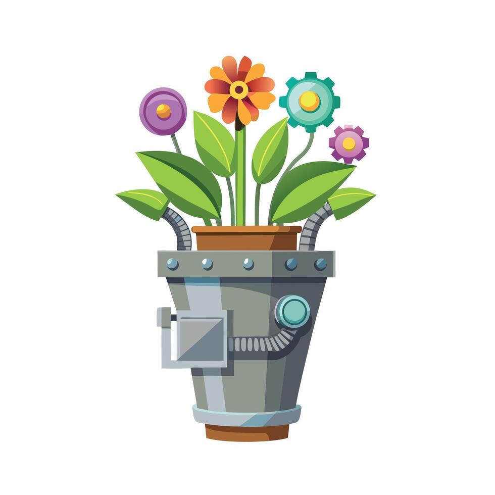 Flowerpot Houseplant Illustration vector