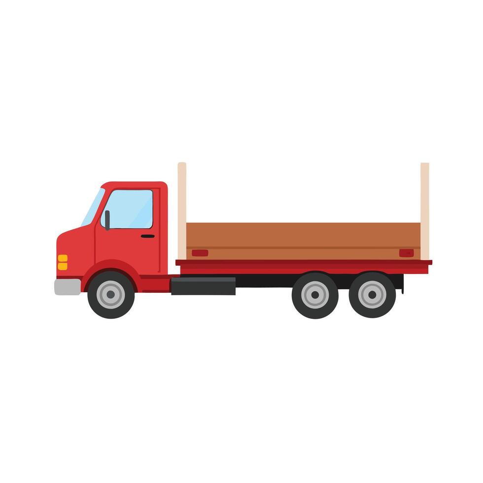 Realistic Truck Illustration vector