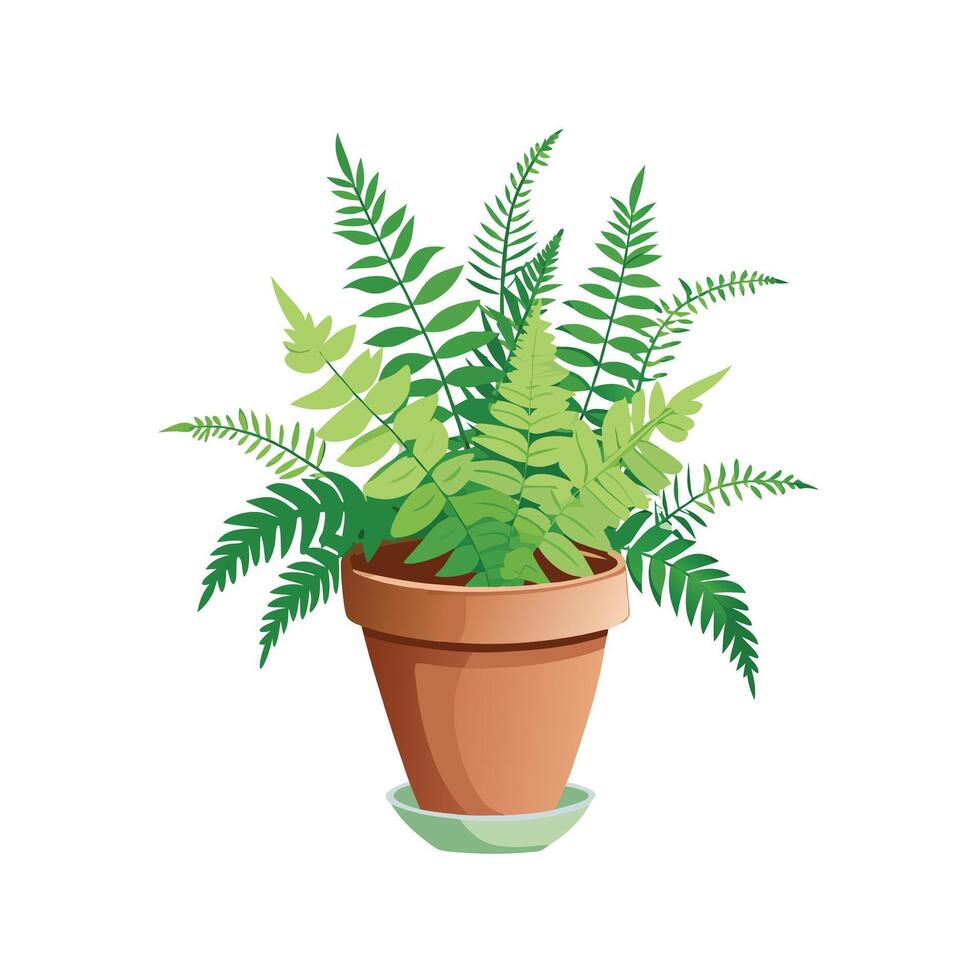 Flowerpot Houseplant Illustration vector