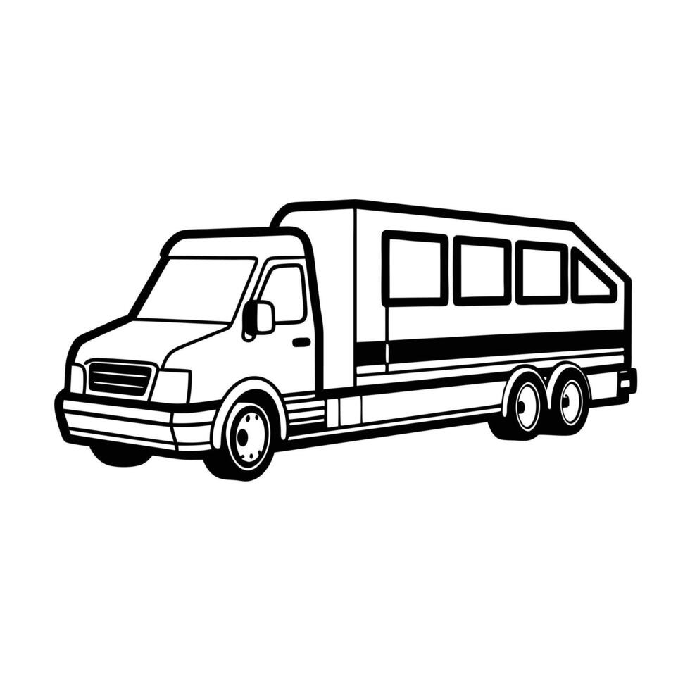 Realistic Truck Illustration vector