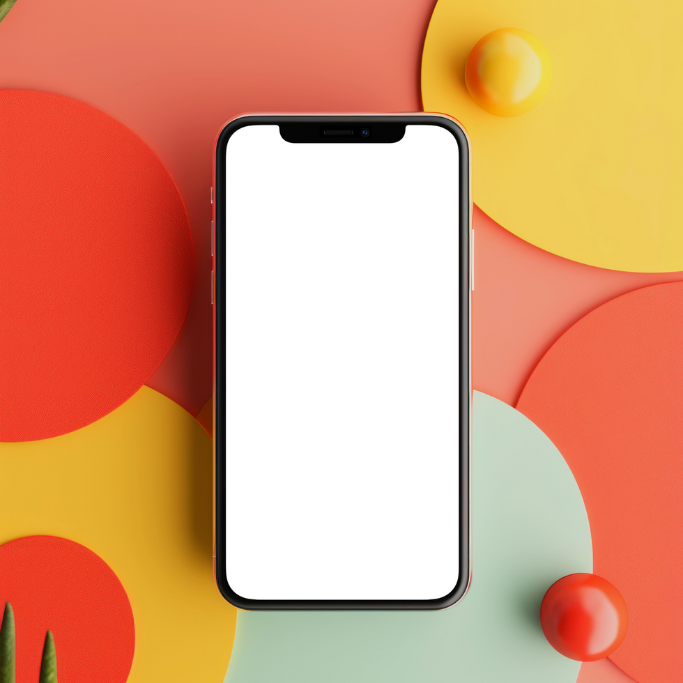 Mobile phone mockup psd