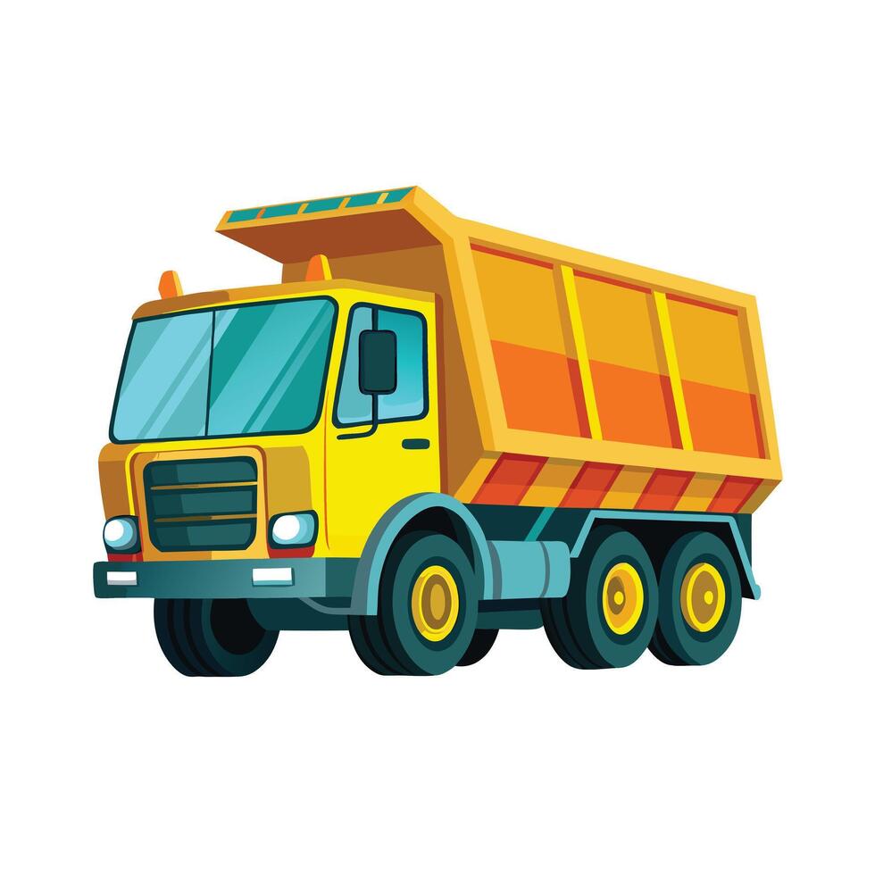 Realistic Truck Illustration vector