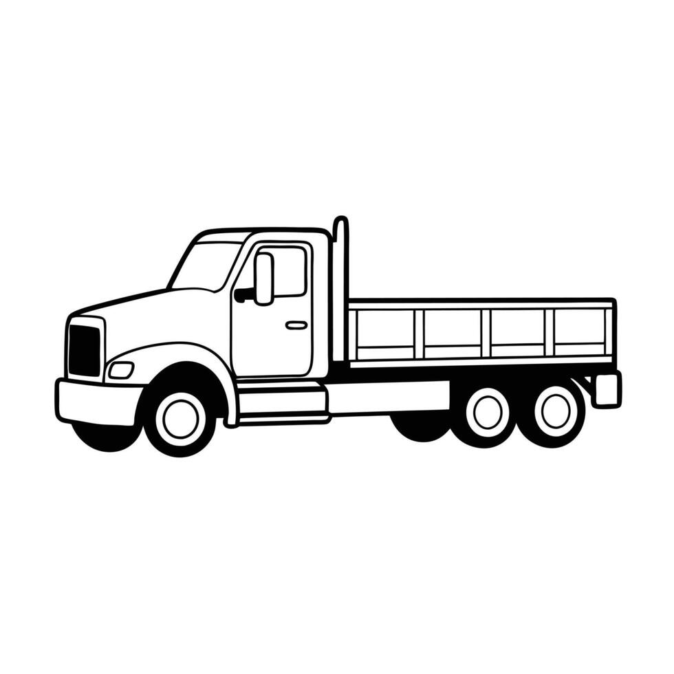 Realistic Truck Illustration vector