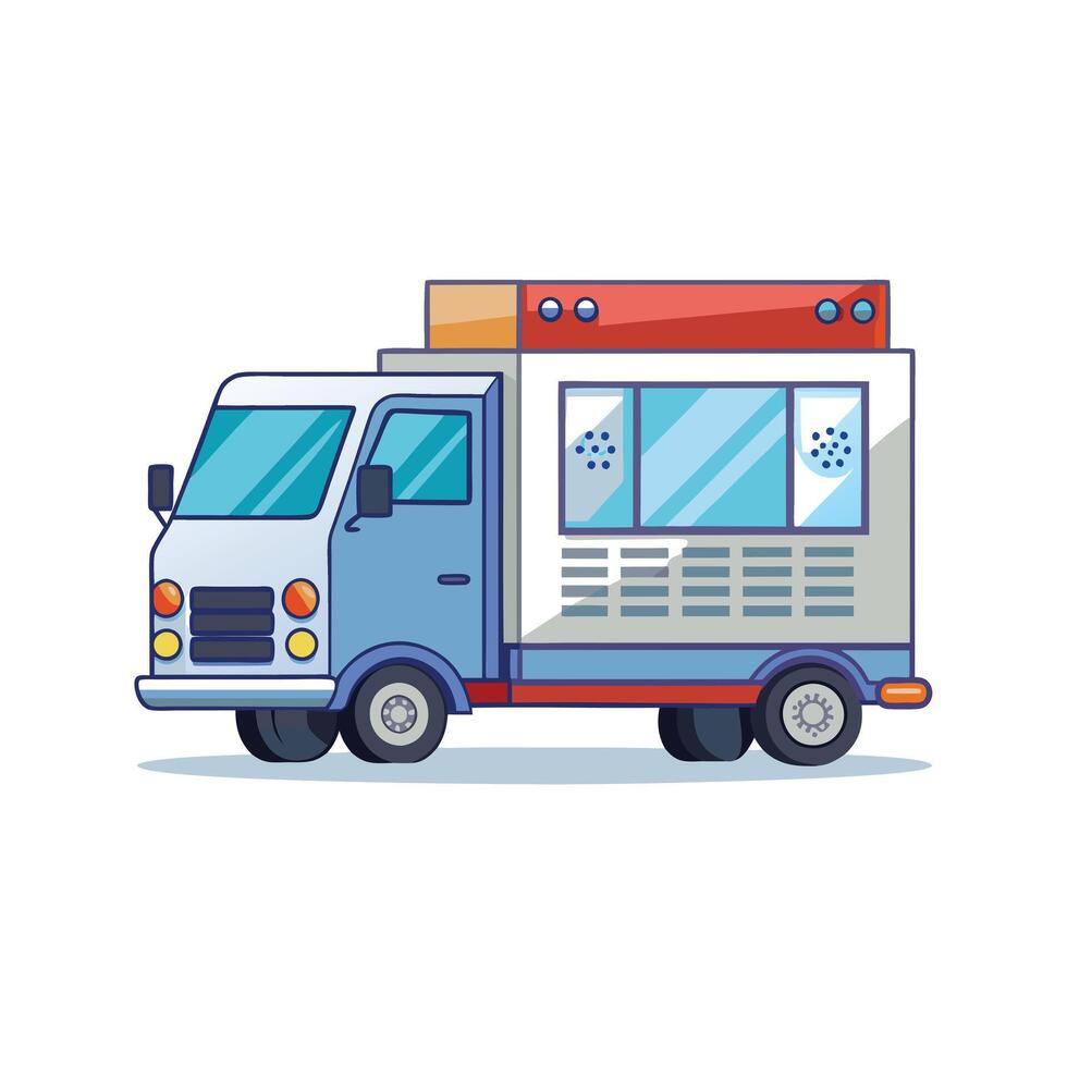 Realistic Truck Illustration vector