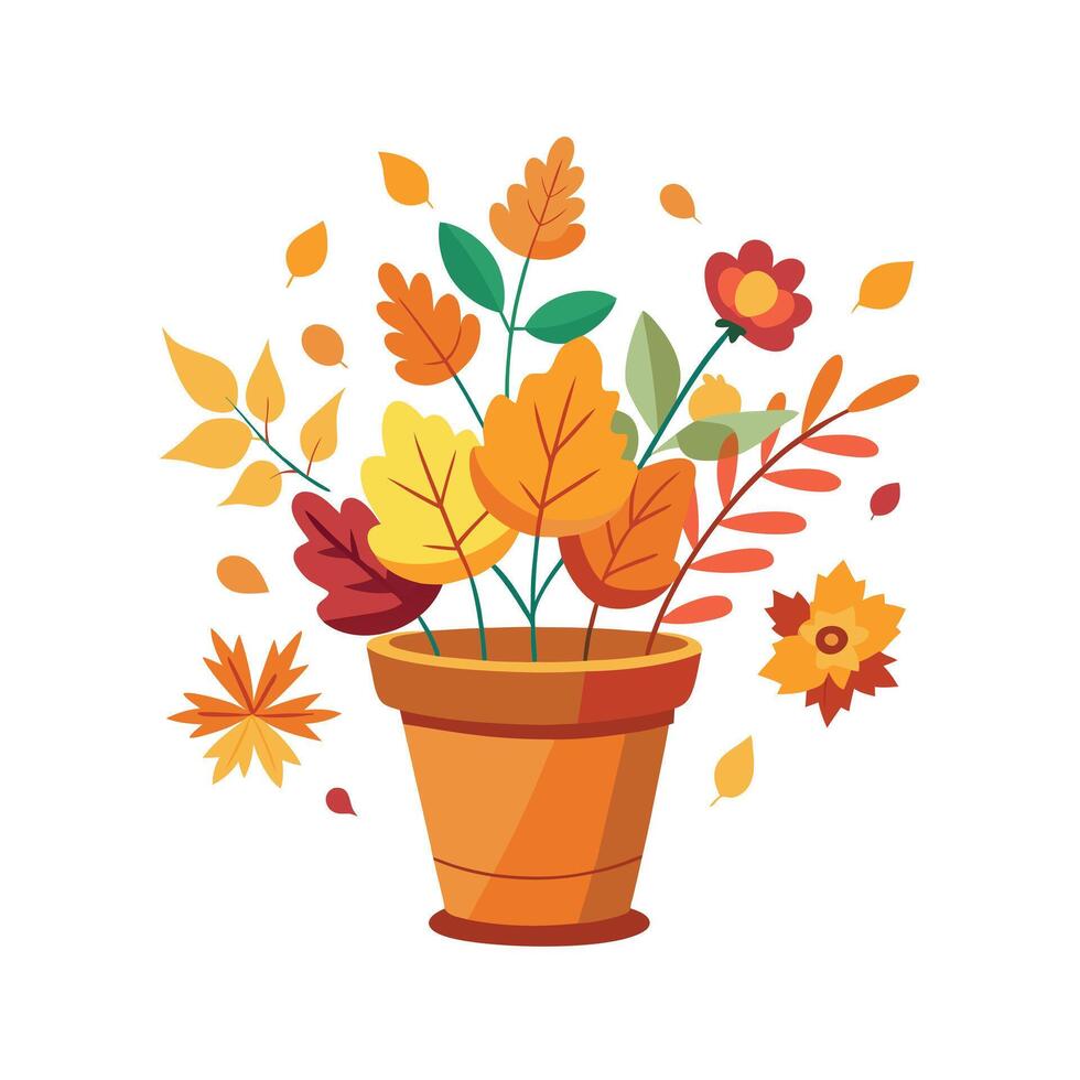 Flowerpot Houseplant Illustration vector